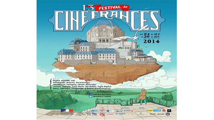 El afiche oficial fue creado por el ilustrador Juan Díaz B. Está inspirado en el Gaumont Palace, las salas de cine parisinas fundadas en 1.900.