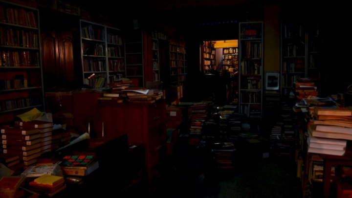La librería que está en el fondo de un espejo