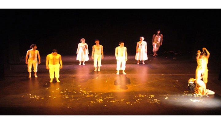 "Tierra Sagrada", danza contemporánea exhibida en las tablas de la Alzate