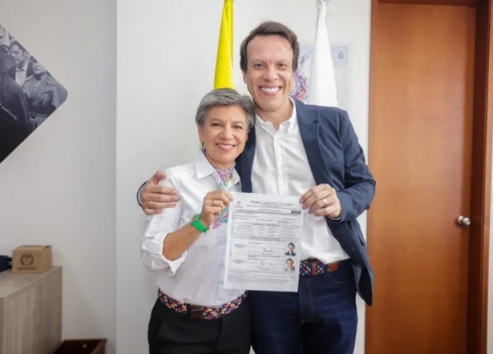 Inscripción de candidatura de Claudia Lopez y Leonardo Huerta