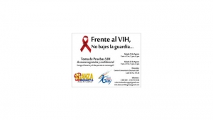 Alianza VIH Bogotá junto con el Centro Comunitario LGBT de la localidad de Chapinero invitan a hombres y mujeres a realizarse la prueba del VIH.|||