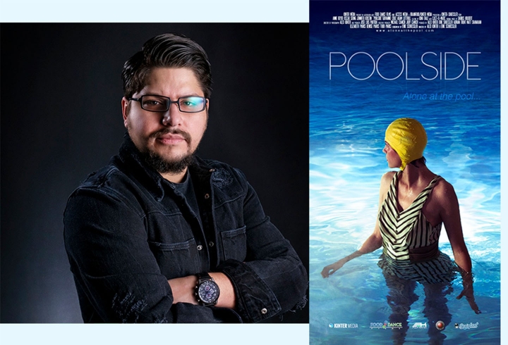 Con su cortometraje "Poolside", Kinter debuta como director en el mundo de la creación audiovisual independiente. A él y su equipo les tomó 4 años realizar esta pieza audiovisual