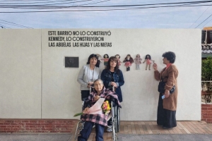 La abuela, mamá y tías de Vanessa Peñuela.|||