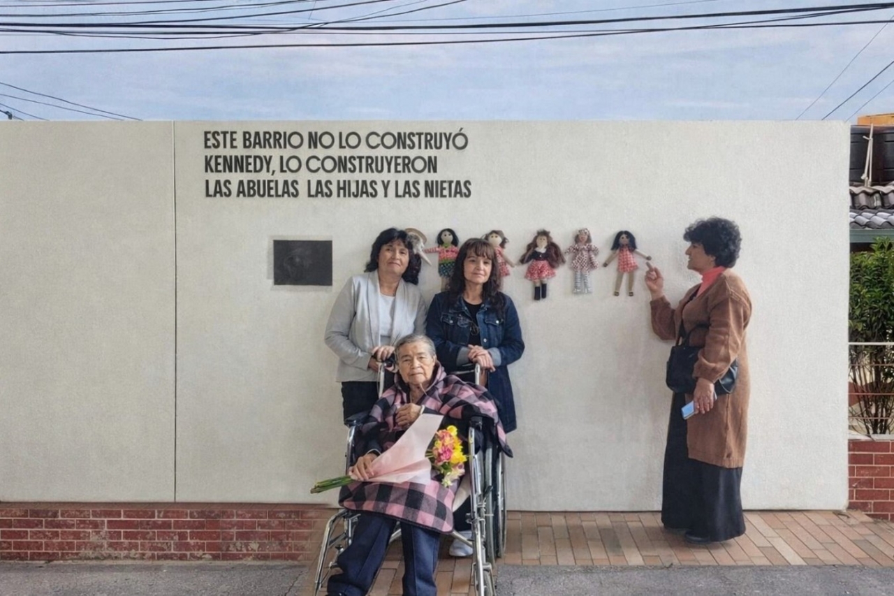 La abuela, mamá y tías de Vanessa Peñuela.|||