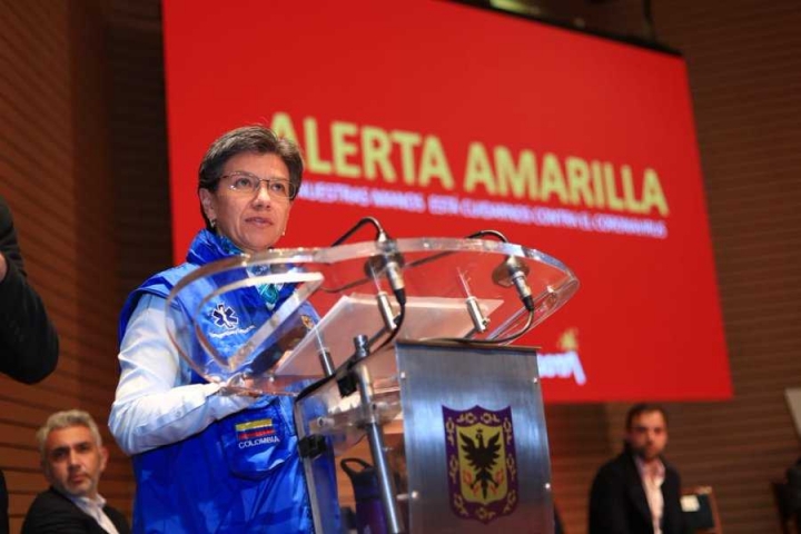 Claudia López anunció alerta amarilla de emergencia por coronavirus
