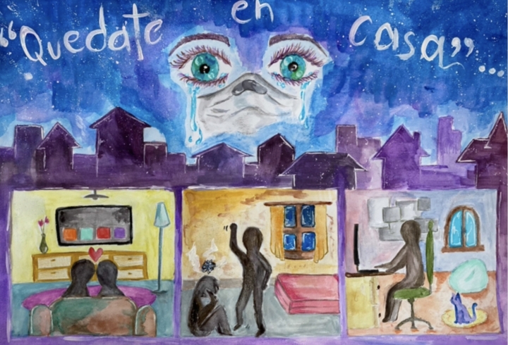 "Quédate en casa"