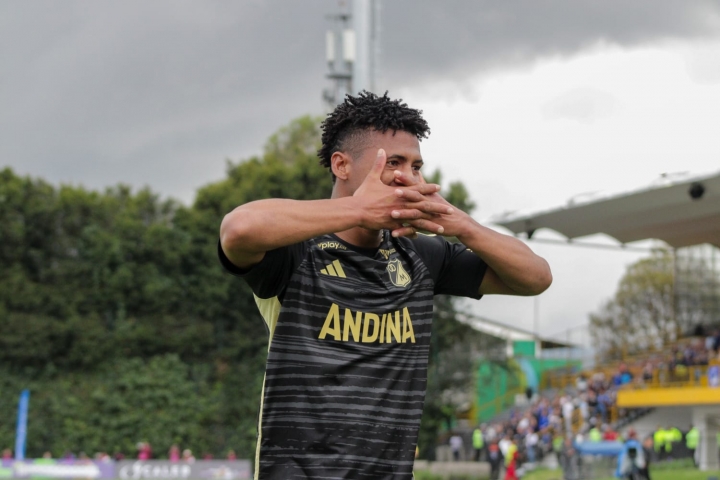 Celebración del primer gol