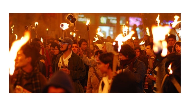 "Marcha de las antorchas" conmemora 64 años del asesinato de Jorge Eliécer Gaitán