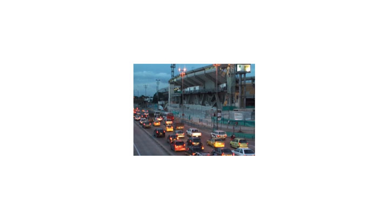 Inmovilidad vial durante el mundial sub20 en Bogotá