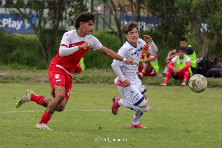Daniel Rodríguez en un partido contra SantaFe