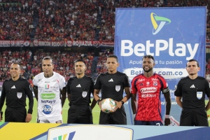 Terna arbitral del partido Deportivo Independiente Medellín vs Once Caldas en el semestre 2025-l en el Estadio Atanasio Girardot|||