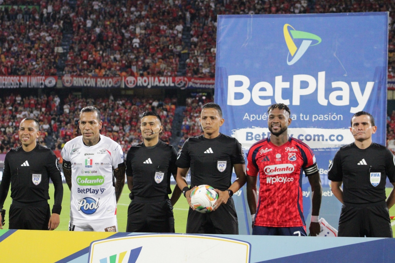 Terna arbitral del partido Deportivo Independiente Medellín vs Once Caldas en el semestre 2025-l en el Estadio Atanasio Girardot|||